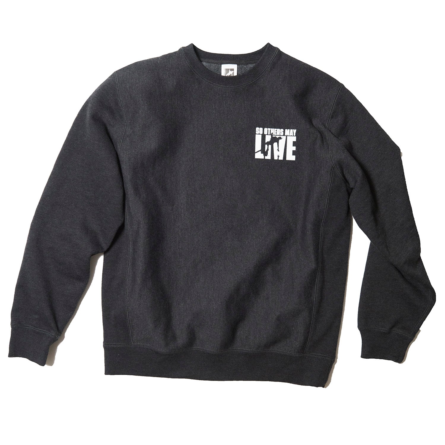"So Others May Live" Premium Heavyweight Cross Grain Crewneck